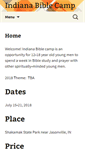Mobile Screenshot of indianabiblecamp.com